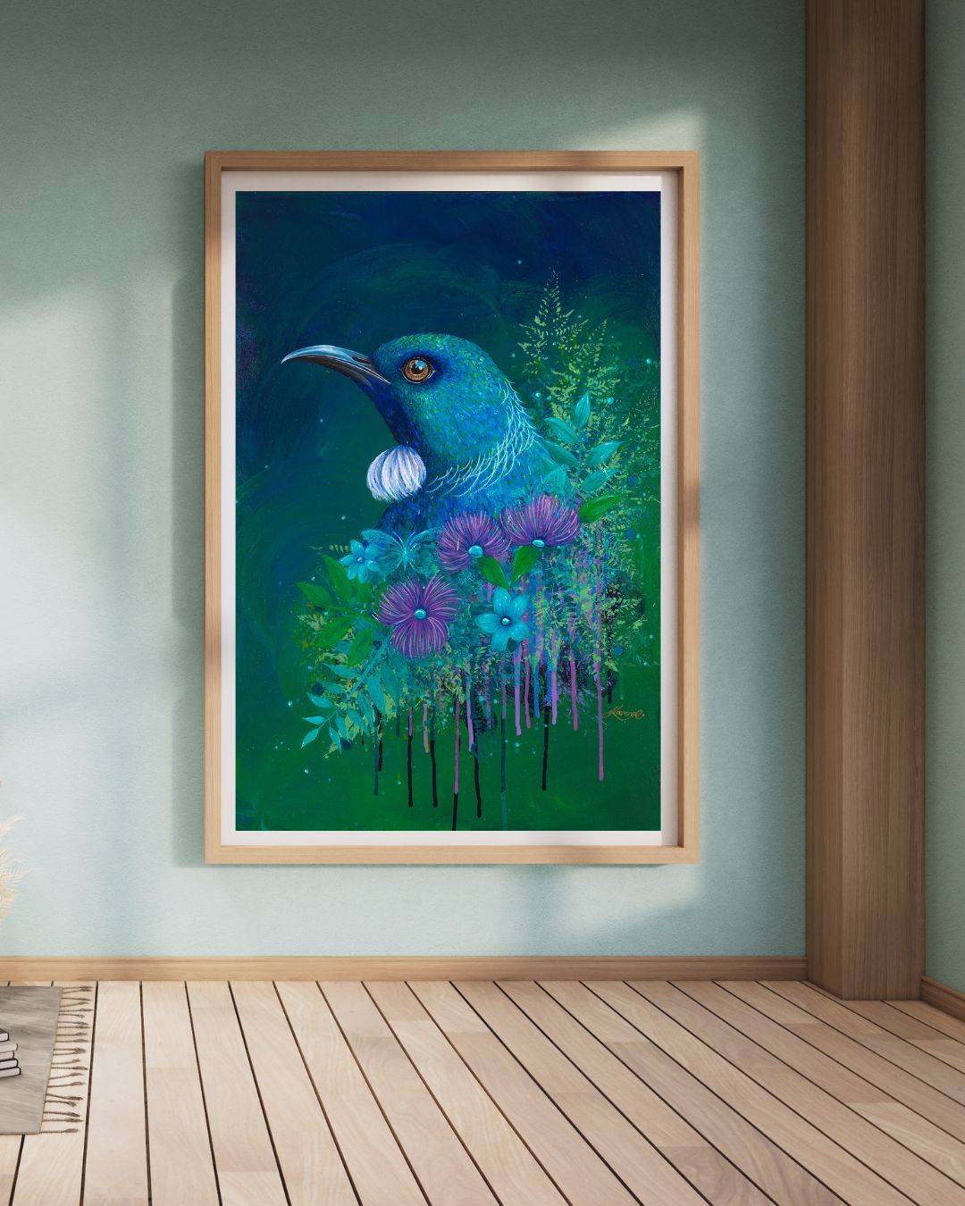 Emergence: The Tūī - Acrylic Art Print