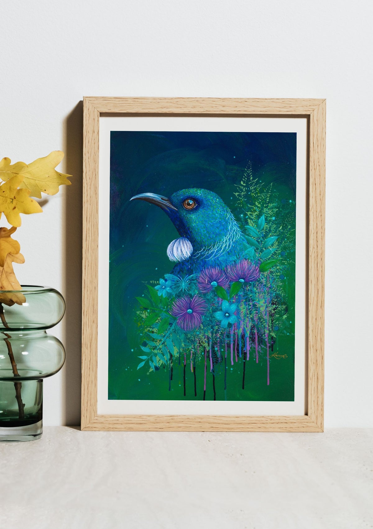 Emergence: The Tūī - Acrylic Art Print